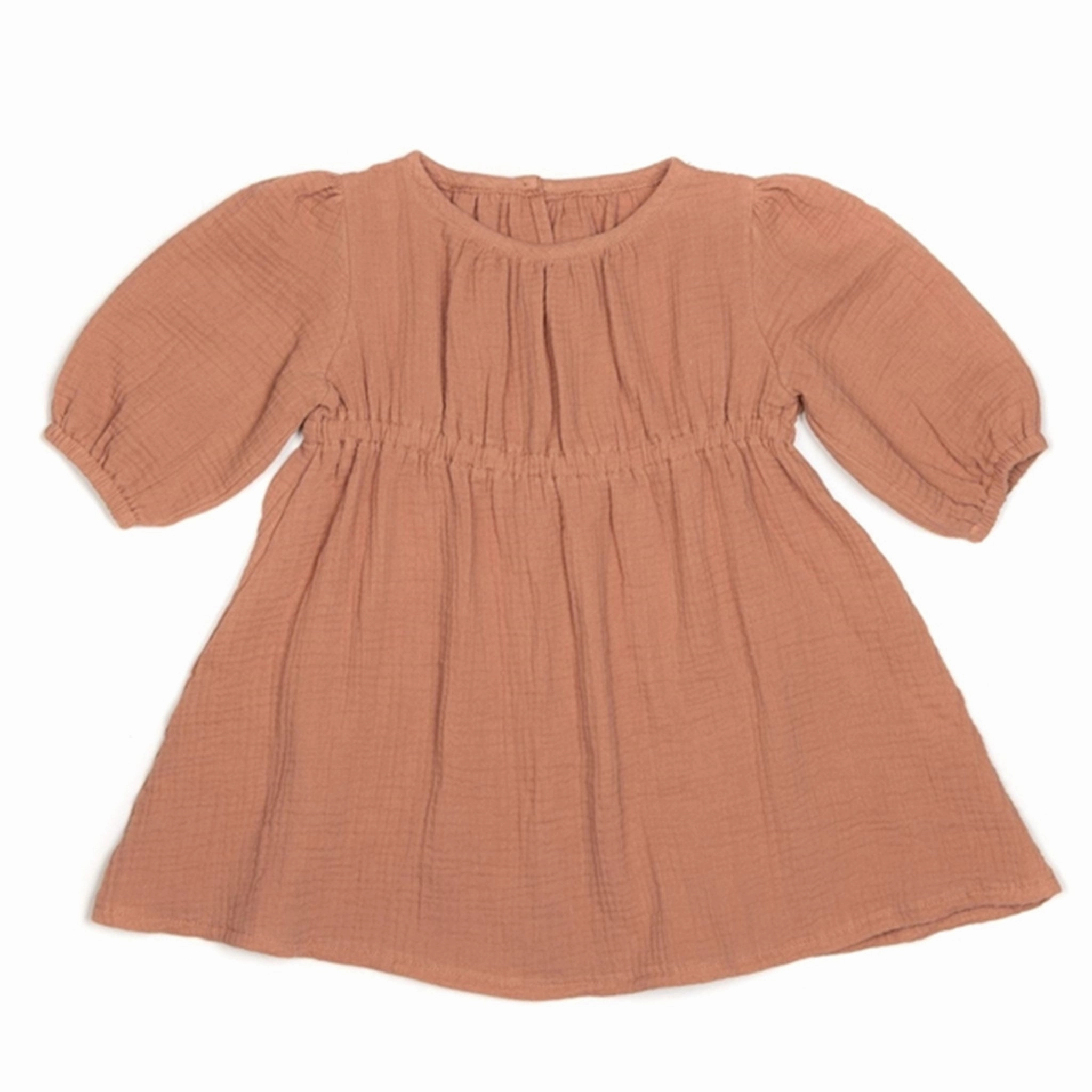 Clear Blush Huttelihut Lazy Dress Muslin Marsala