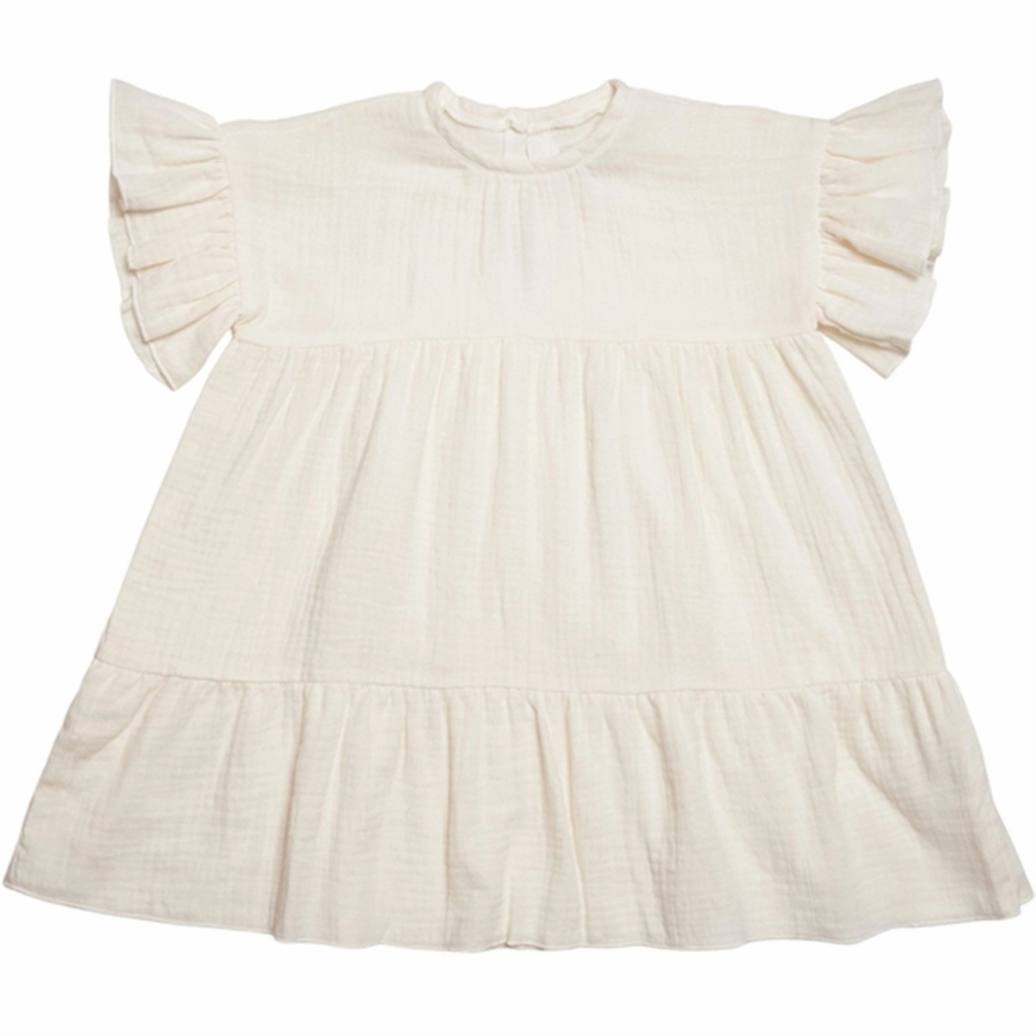 Huttelihut Marie Dress Muslin Off-White Casual Outfit All-Season Wear