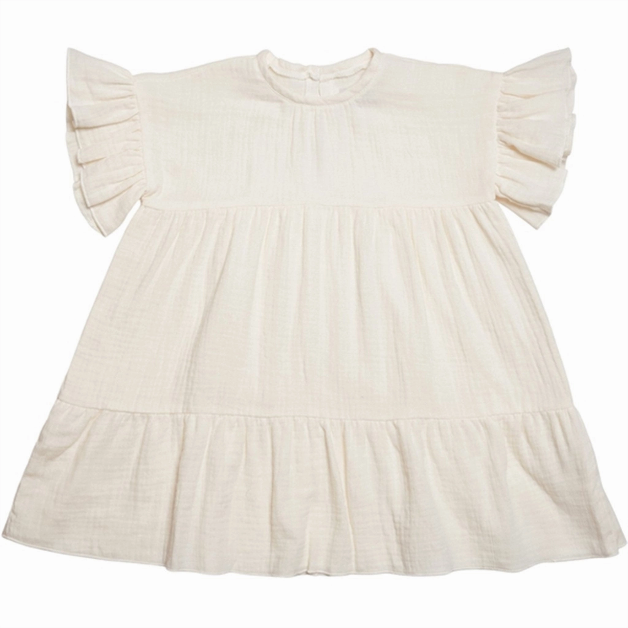 Quiet Glow Huttelihut Marie Dress Muslin Off-White