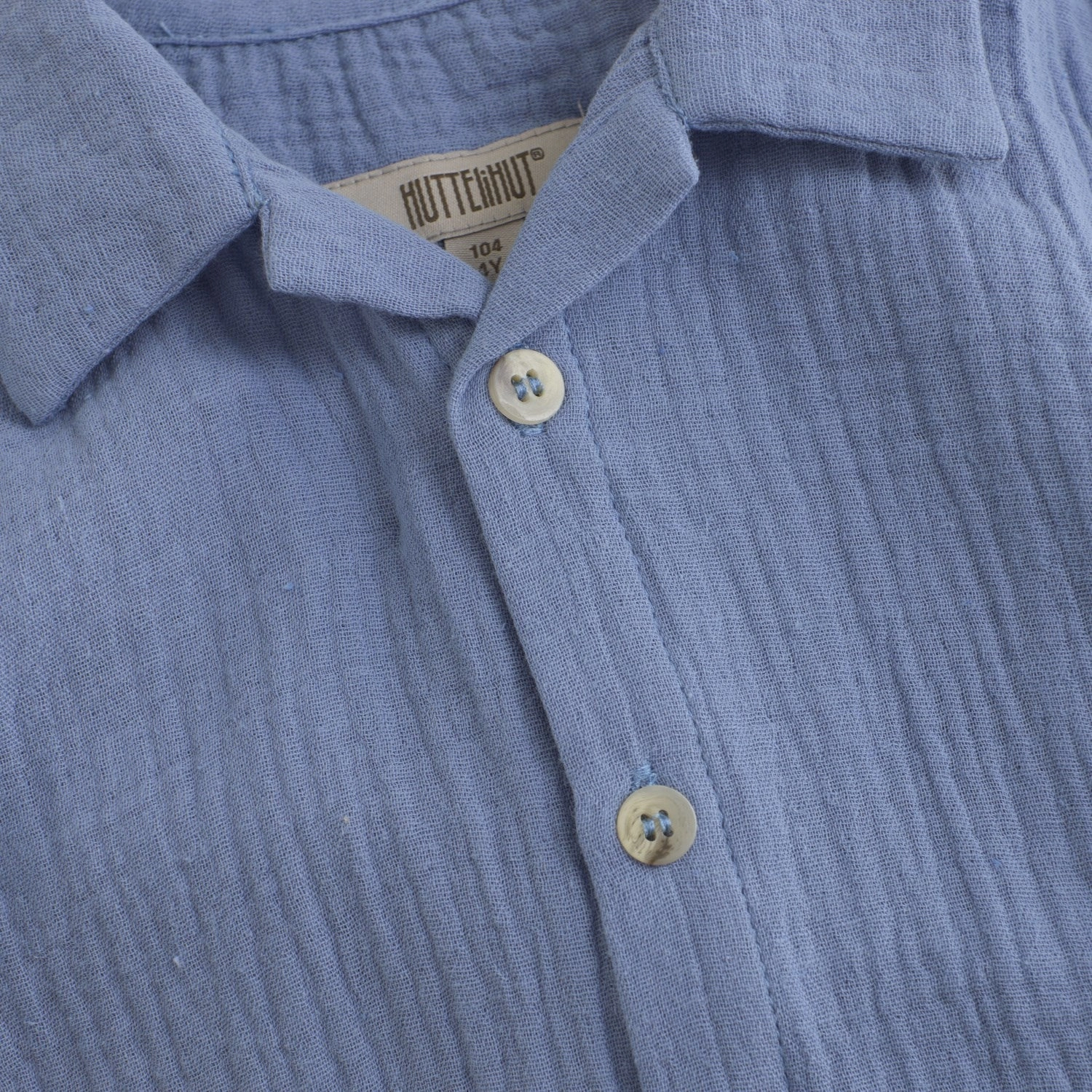 Huttelihut Quiet Harbor Shirt Muslin slim fit