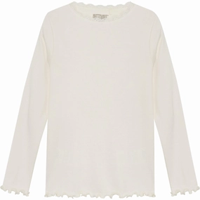Huttelihut Rib Eggnog Blouse Date night