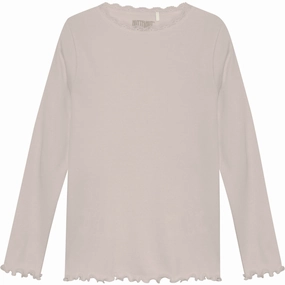 Structured Collar Wardrobe Staple Huttelihut Sepia Rose Blouse Rib