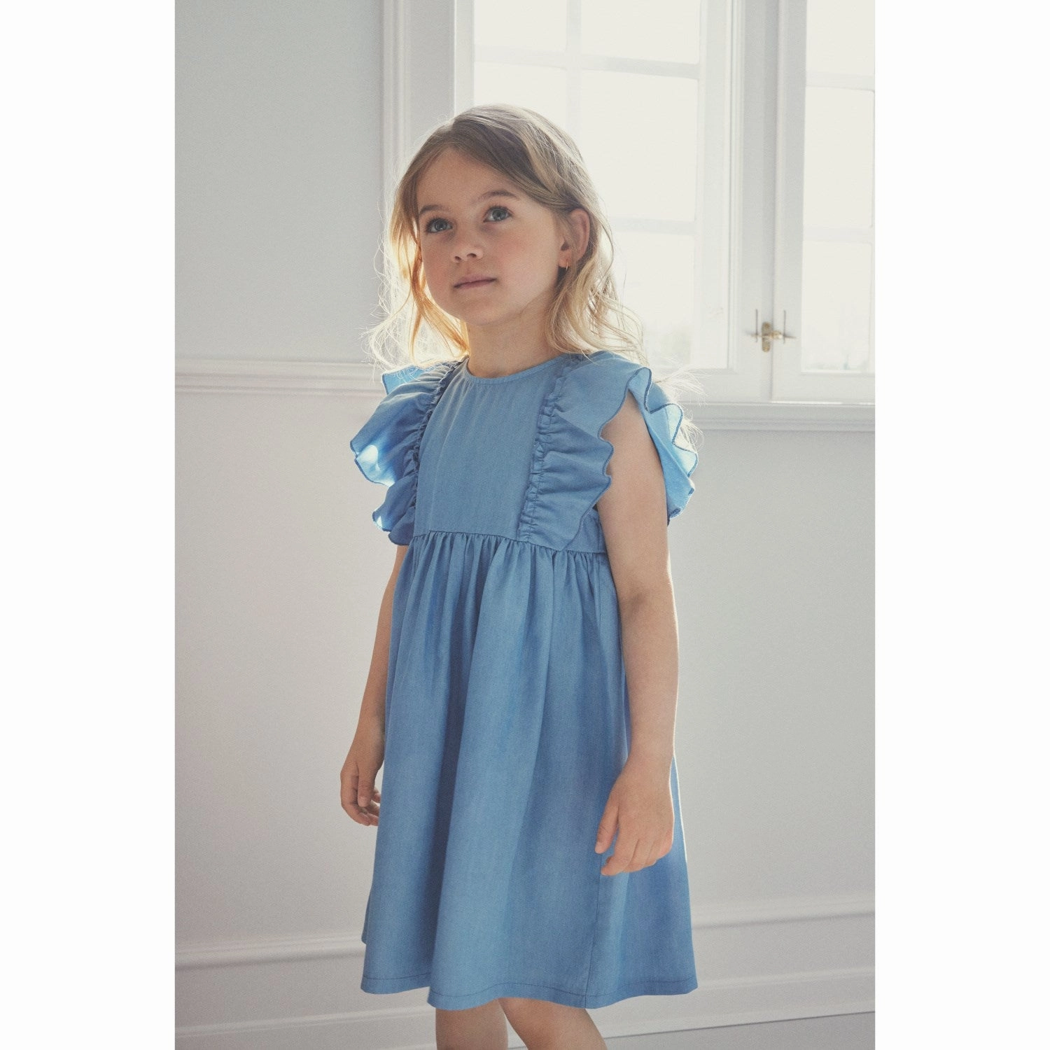 Lightweight Wear Huttelihut Soft Chambray Dress Woven