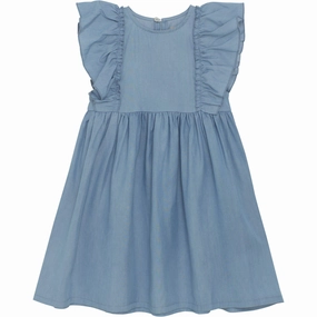 Blush Shade Huttelihut Soft Chambray Dress Woven