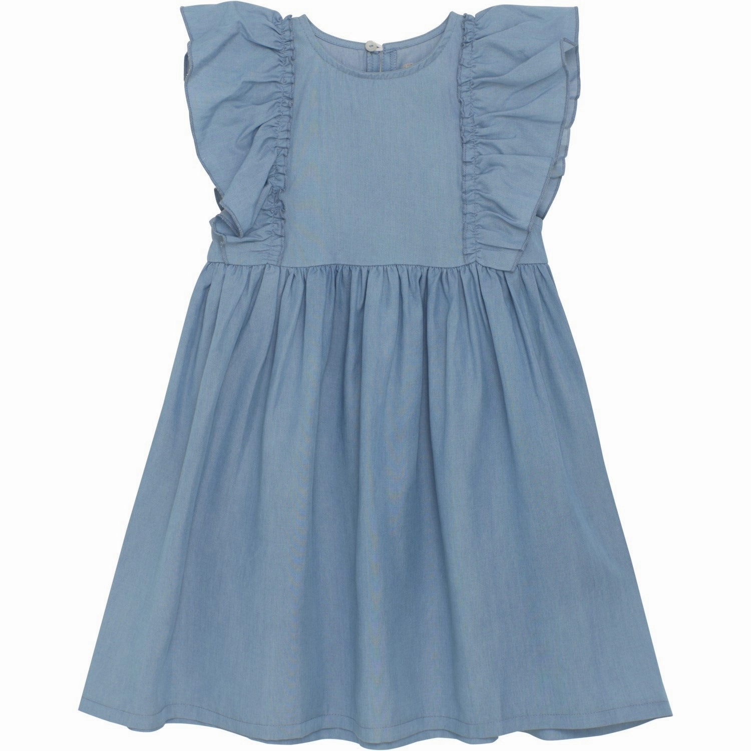 Blush Shade Huttelihut Soft Chambray Dress Woven