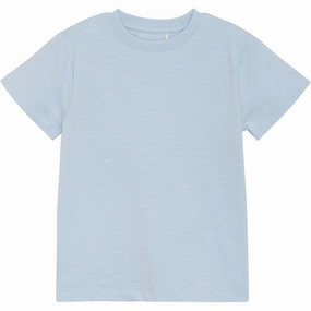Durable Color Retention Huttelihut Solid Celestial Blue T-Shirt