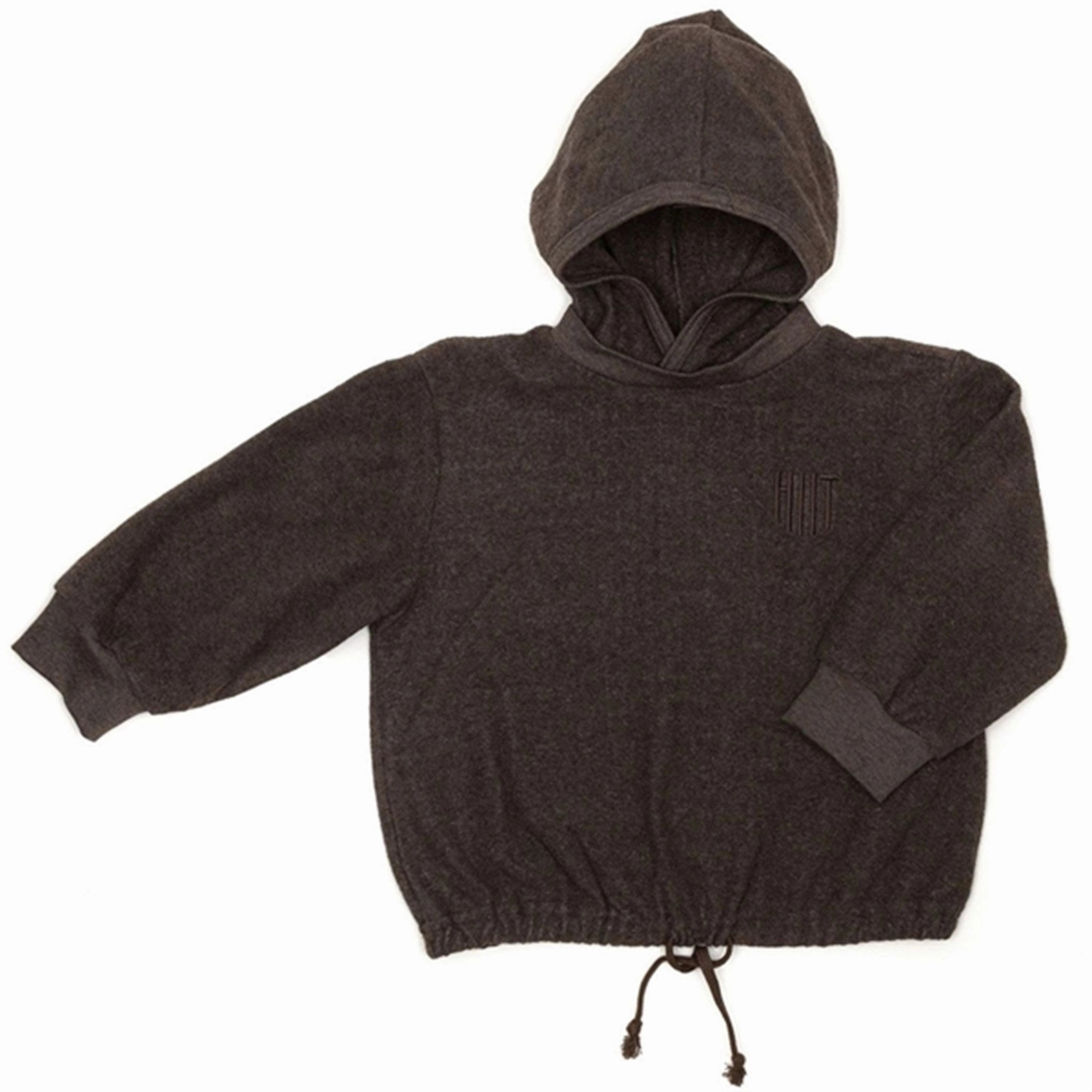 Pockets Oversized Cut Huttelihut Swea Frott?? Sweatshirt Brown