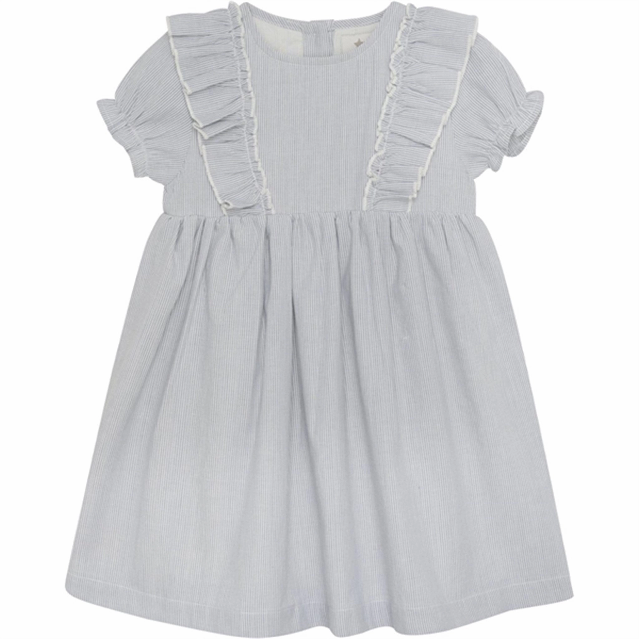 Flowy Cut Light and Comfortable Huttelihut Woven Stripe Citadel Dress