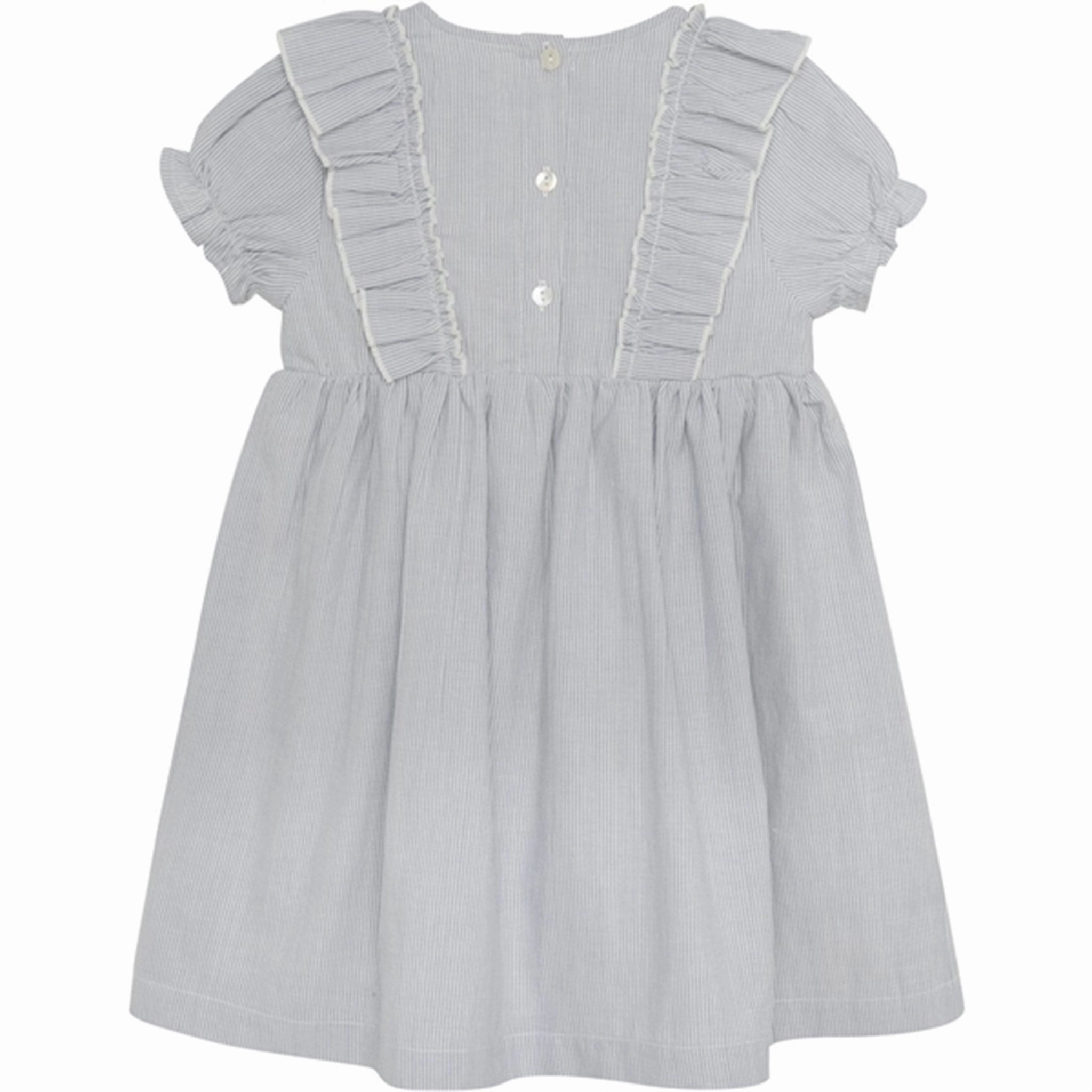 Flattering Look Fit Huttelihut Woven Stripe Citadel Dress