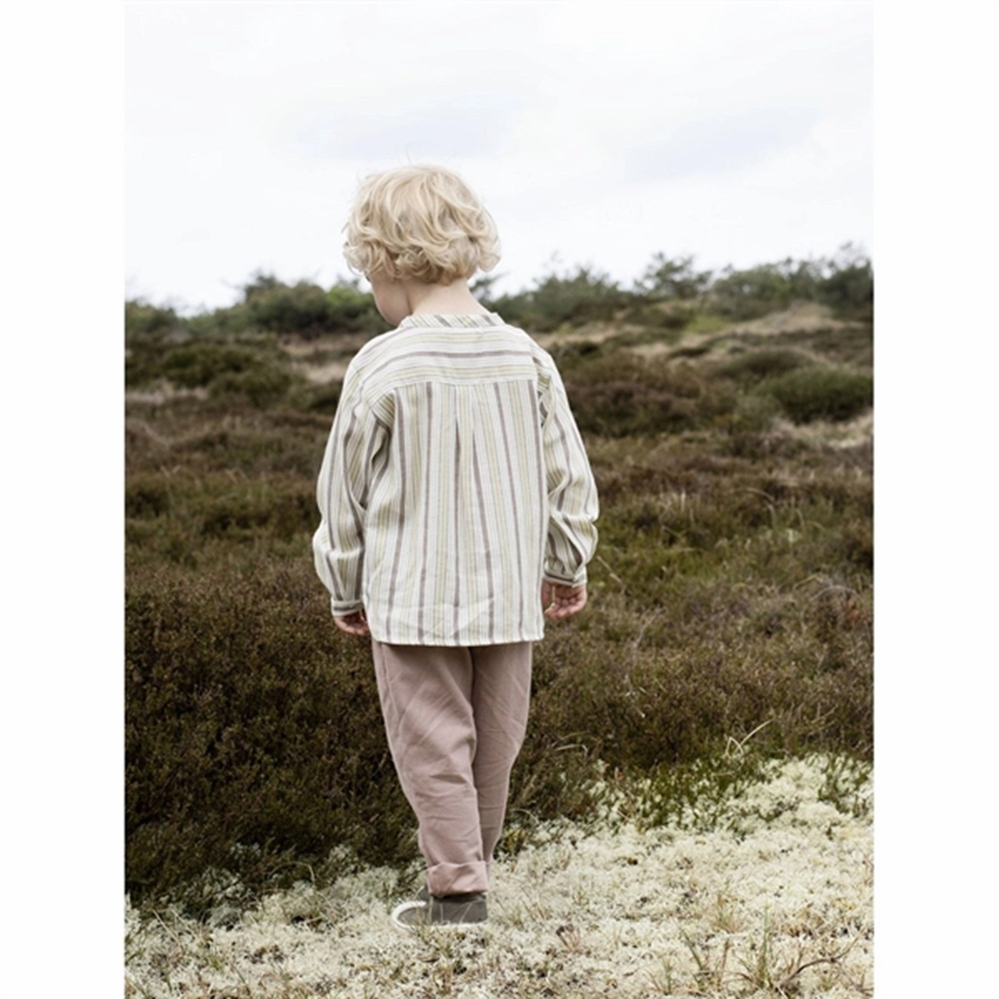 Fade Resistant Formula Embroidered Detail Serendipity Misty Stripes Shirt