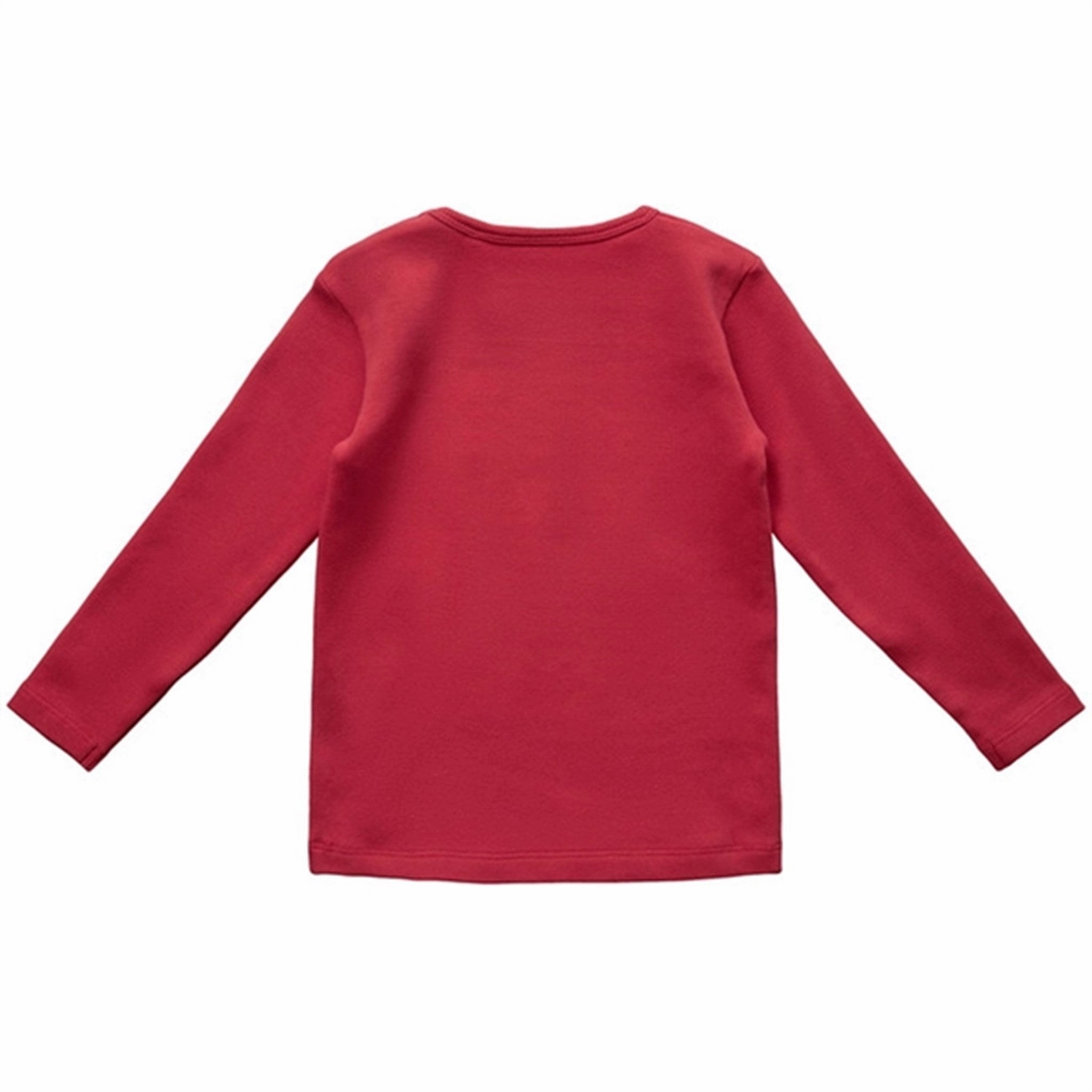 Flatlock stitching Sofie Schnoor Berry Red Blouse