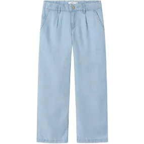 Timeless Edge Name It Light Blue Denim Rose Wide Jeans