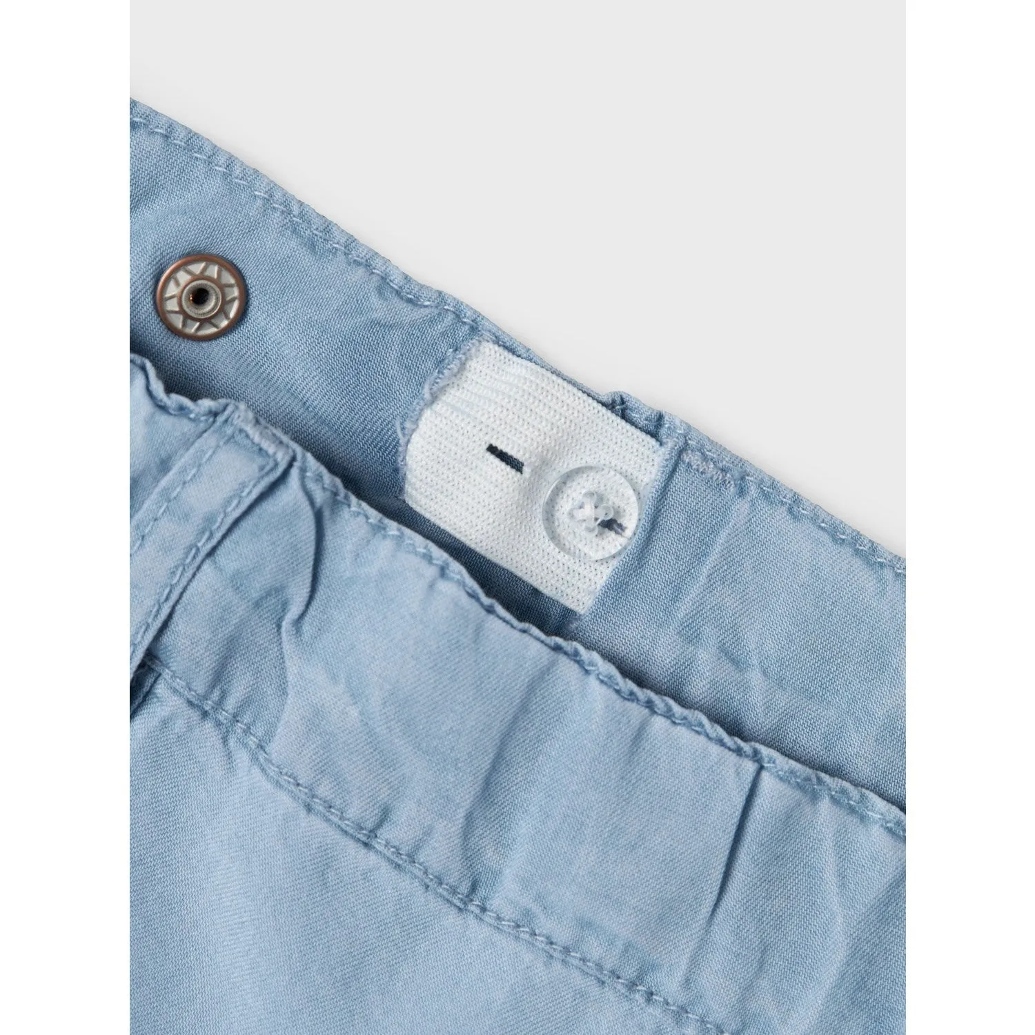 Family Style Elegant Spring Mood Trendy Name It Light Blue Denim Rose Wide Jeans