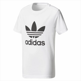 adidas Tee White/Black Minimal Outfit Regular fit normality