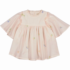 MarMar Cotton Embroidery Spring Embroidery Takaia T-shirt Stretchable Weave Collared formality