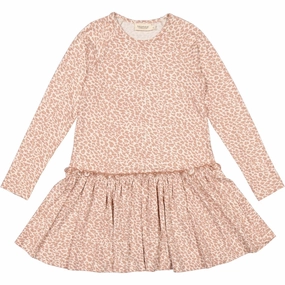 Ceremony Ready Office Wear MarMar Leopard Powder Taupe Leo Leo Debbie Dress