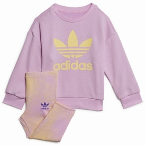 adidas Bliss Lilac Sweat Set polyurethane neoprene