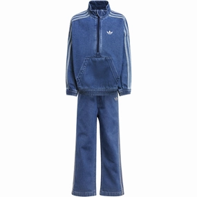 adidas Originals Medium Blue Denim Denim Set hemp