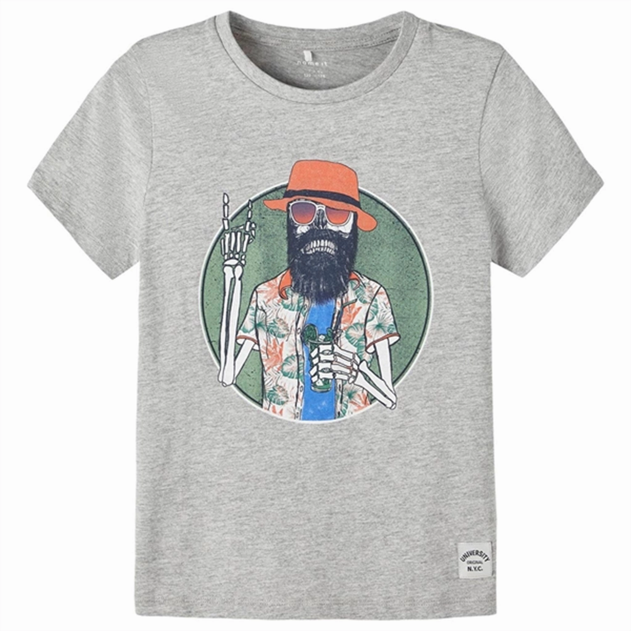 Name it Grey Melange Bruno T-Shirt Trendy Wear men's clothing