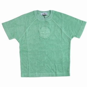 Stone Island Junior Sweatshirt Light Green Relax Outfit Comfortable Wear