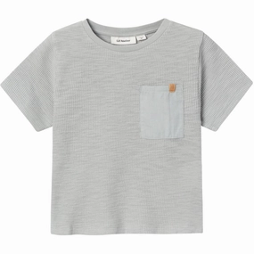 Lil'Atelier Limestone Honjo Loose T-shirt Layering Comfort
