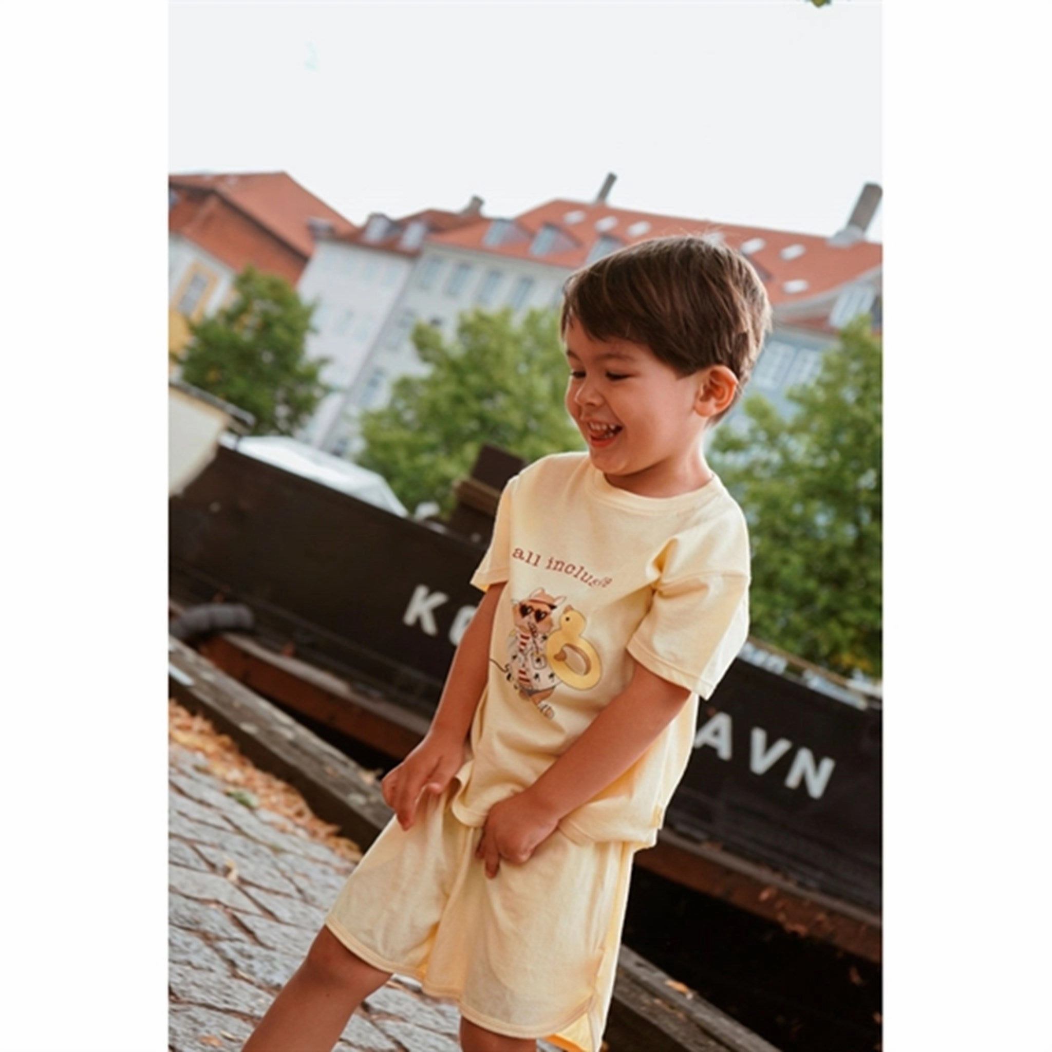 Konges Sl?jd Banana Crepe Famo Set Mood Wear Fade Resistant Dye