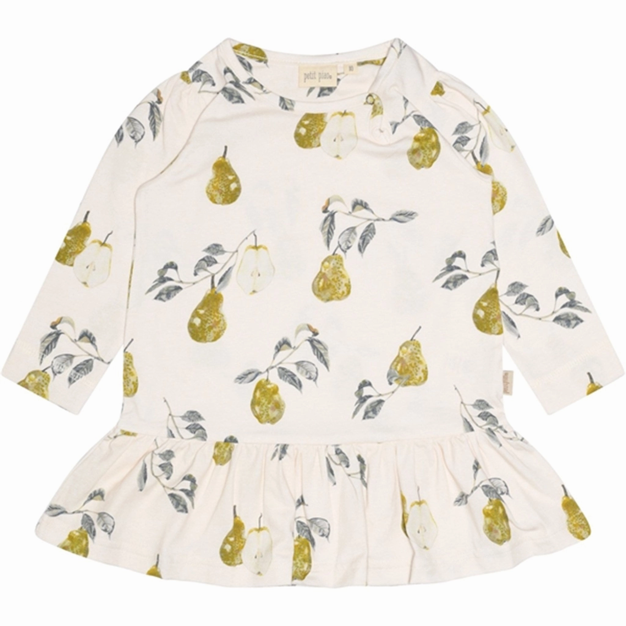 Petit Piao? Pear Dress Gather Printed Feminine Fit