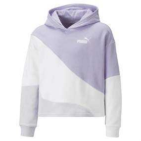 Ergonomic Cut Puma Sweatshirt Lavender/White/Grey