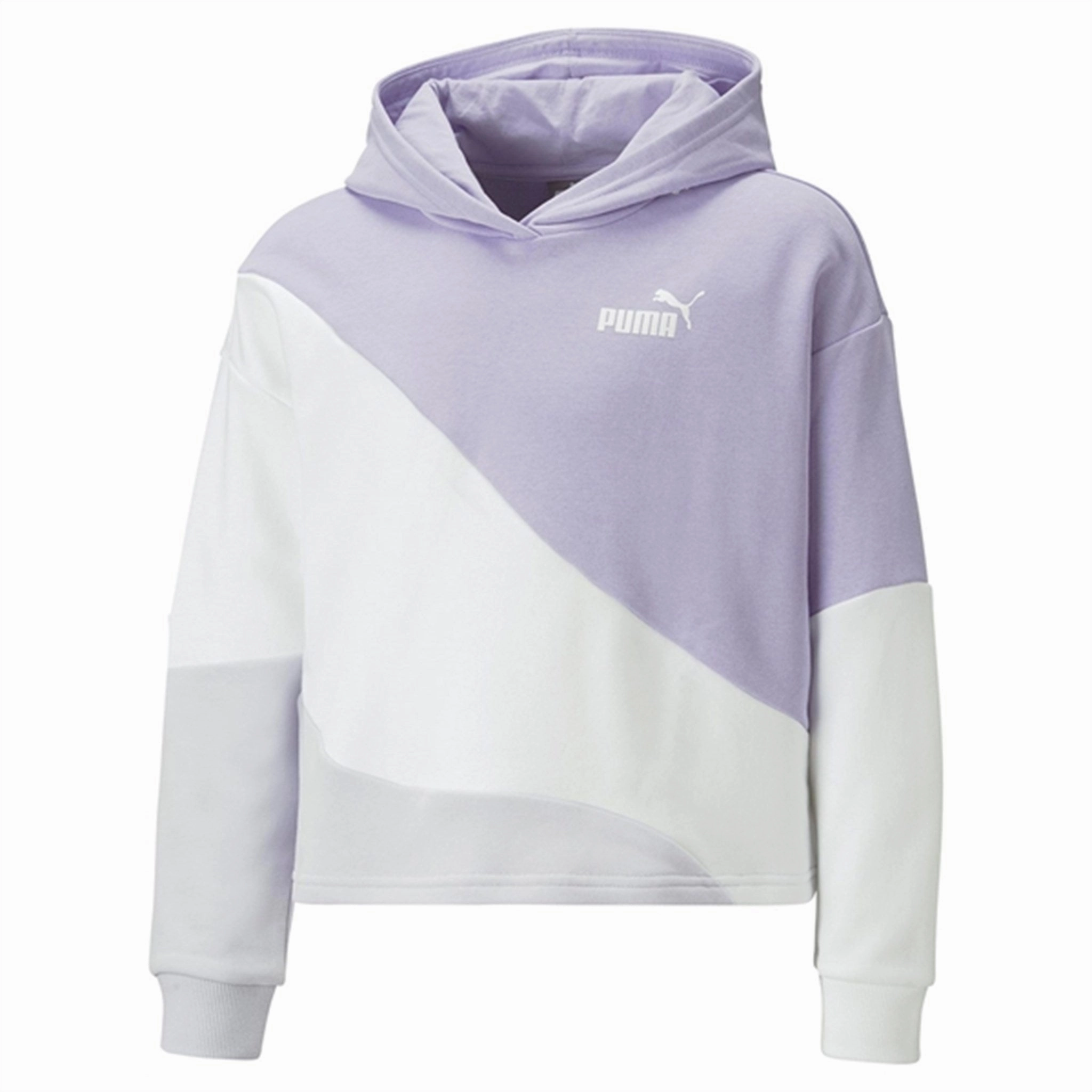 Reinforced Elbows City Tour Puma Sweatshirt Lavender/White/Grey