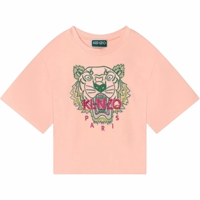 Kenzo T-shirt Pale Pink Non Toxic Printing