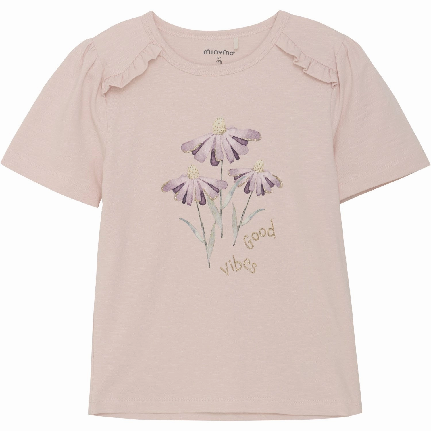 Minymo Peach Whip T-Shirt Low Environmental Impact Effortless Style