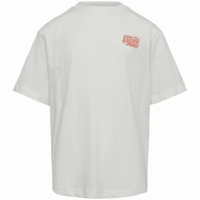 Sofie Schnoor White Alyssum T-shirt Minimalist Stitching