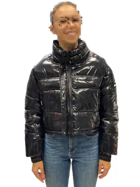 Invicta piumino corto lucido da donna 4431913/D nero Interchangeable Collar System