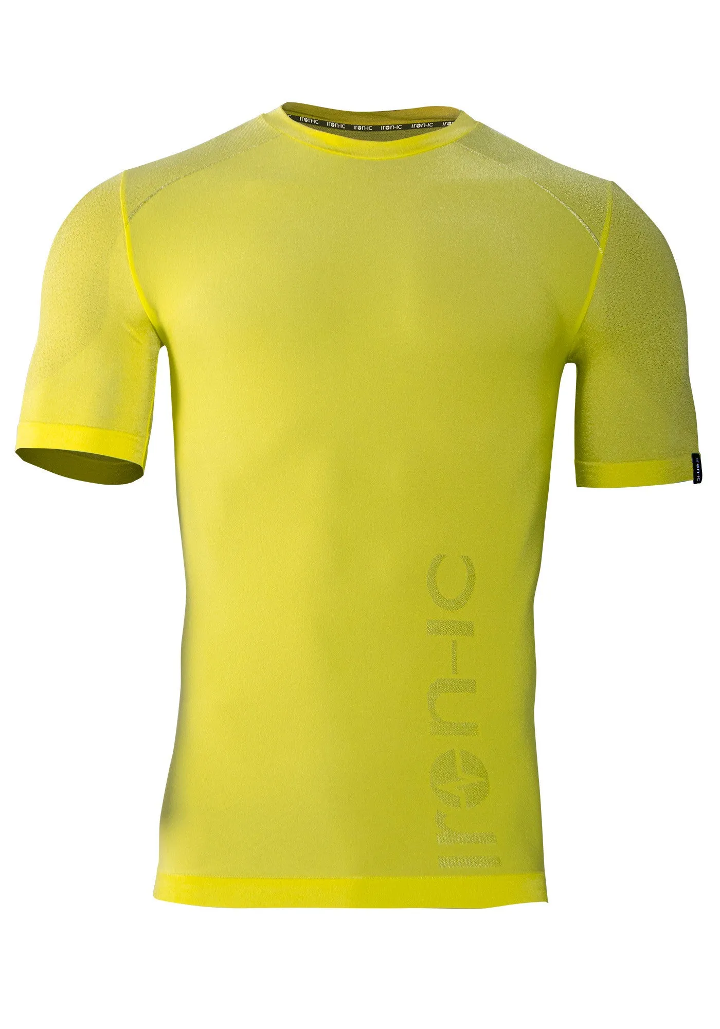 Iron-IC Maglia da uomo manica corta Smooth Outwear UV Protection 201586 evening primrose All Season Wear Non Restrictive Silhouette
