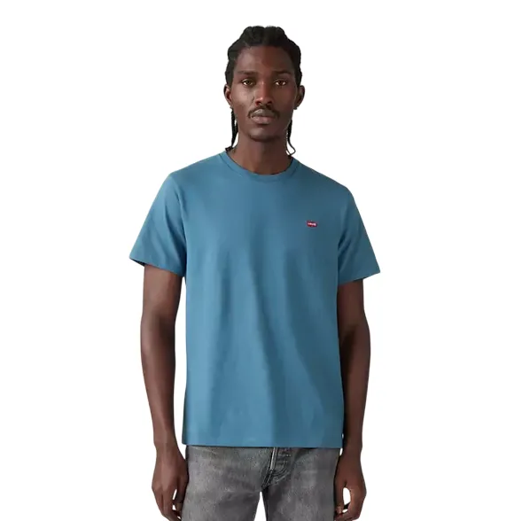 Bohemian style Levi's T-shirt manica corta da uomo Original Little Logo 566050279 avio