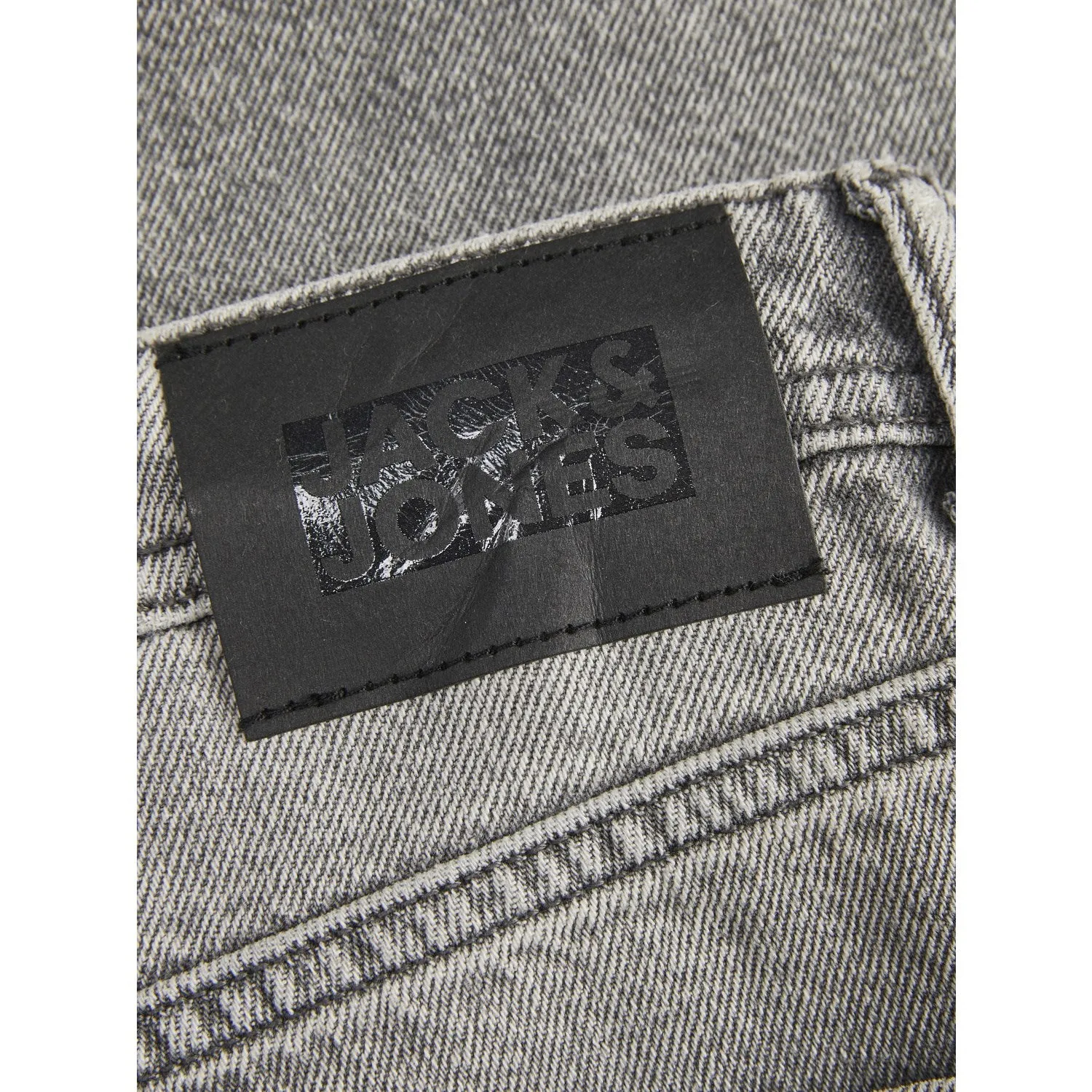 Jack & Jones Junior Grey Denim Iron Original Jeans Sq 204 Noos Abrasion Resistant Denim Soft Stretch