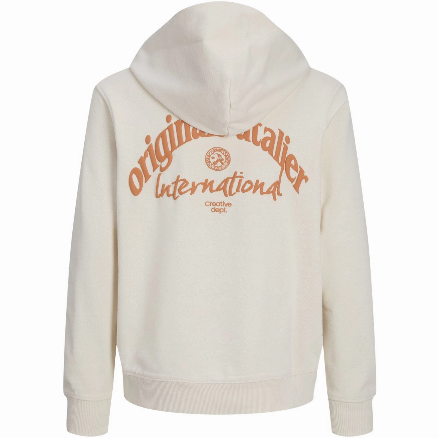 Street Mood Jack & Jones Junior Antique White Aros Type Sweat Hoodie Back