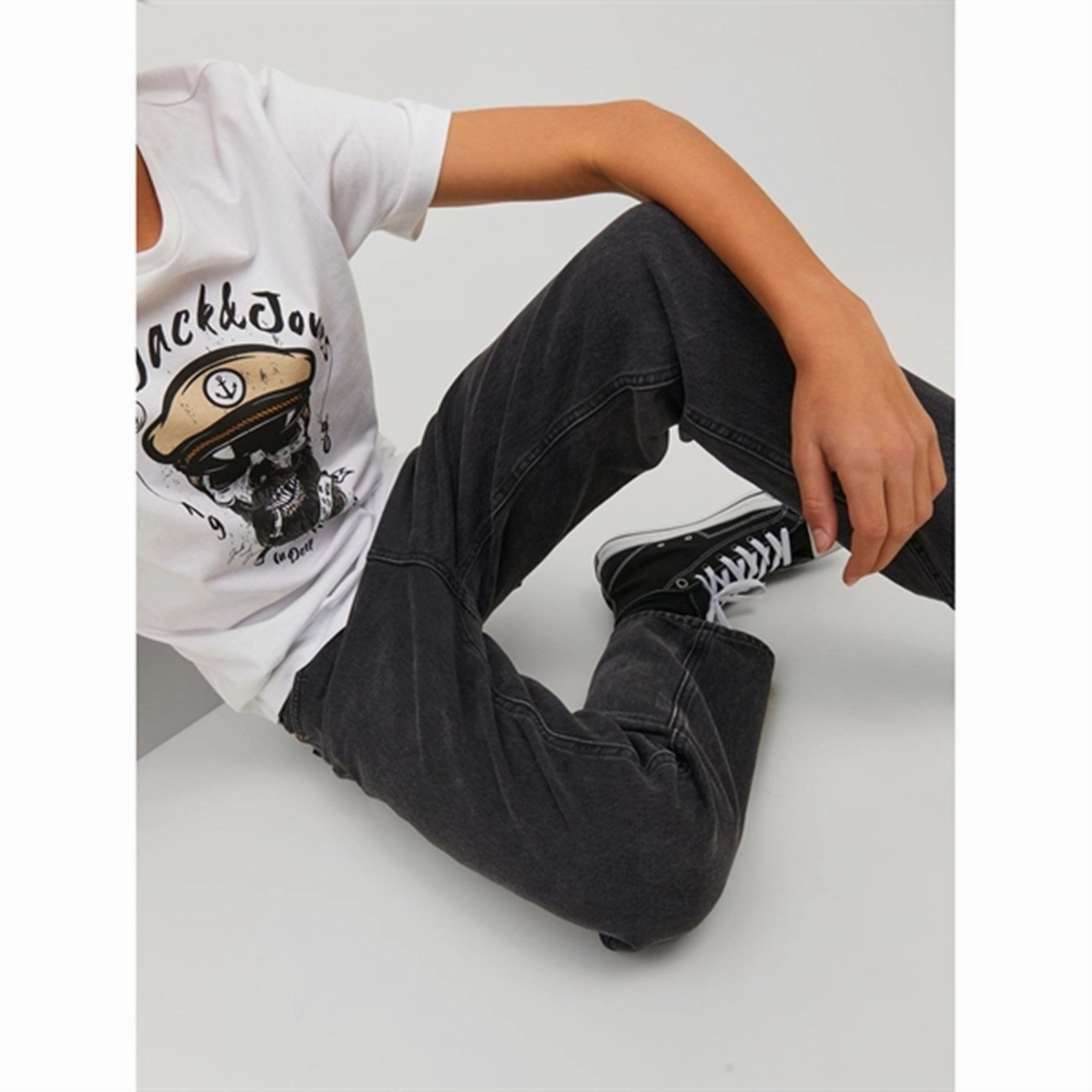 Pure Comfort Music Event Picnic Style Jack & Jones Junior Black Denim Original Chris Jeans 823 Noos