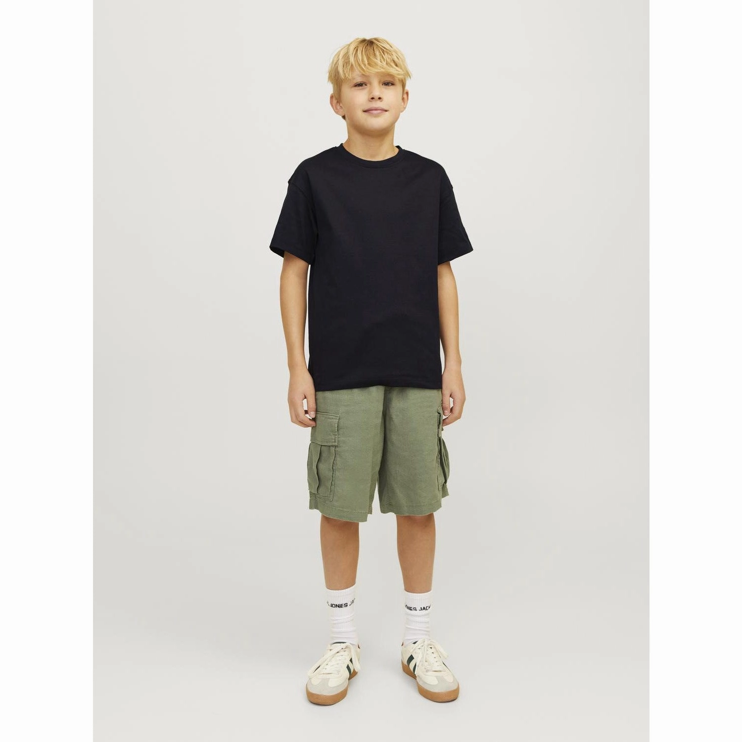 Jack & Jones Junior Black Eurban Edge T-Shirt Noos Trendy Wear