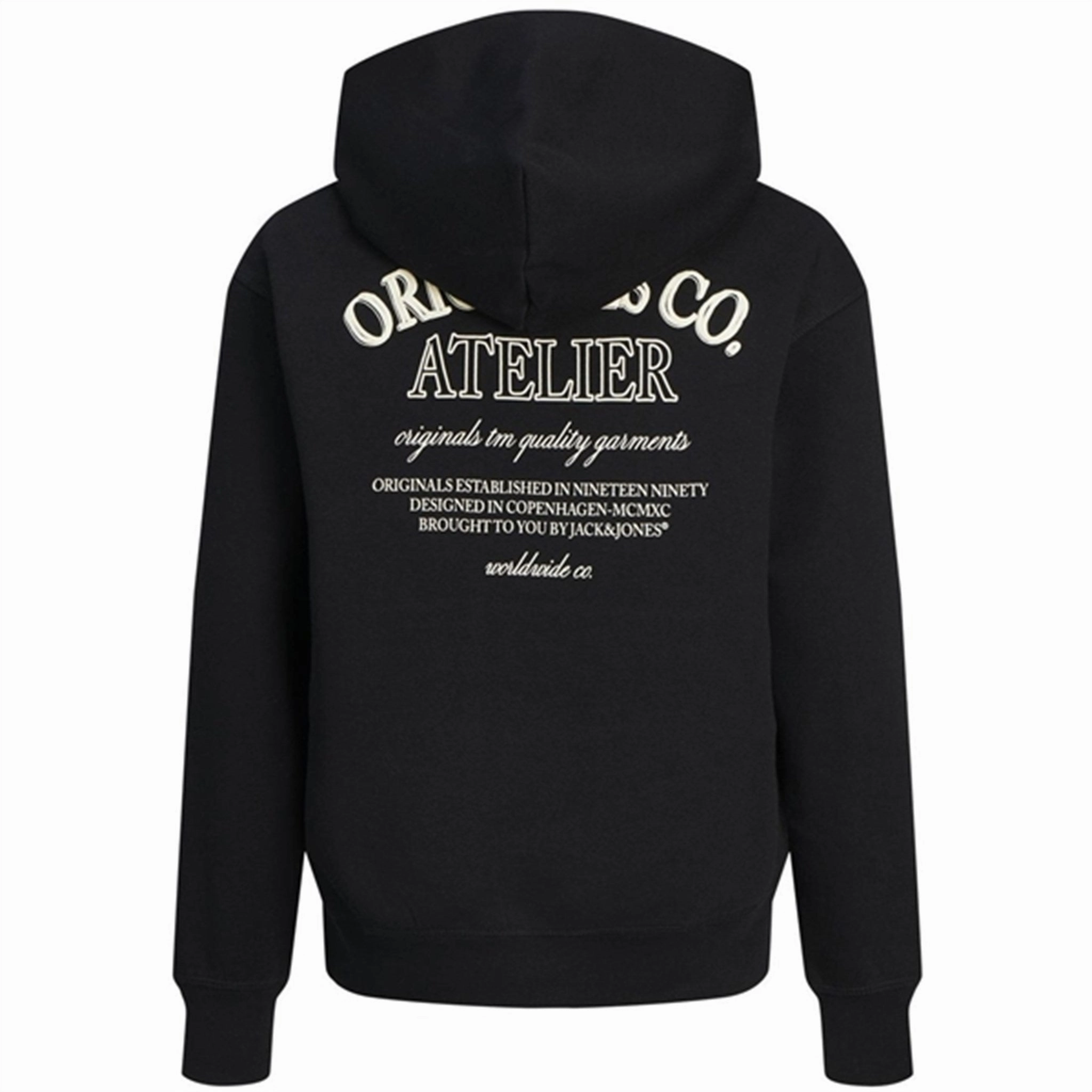 Jack & Jones Junior Black Jorsantorini Graphic Sweat Hoodie summer cover