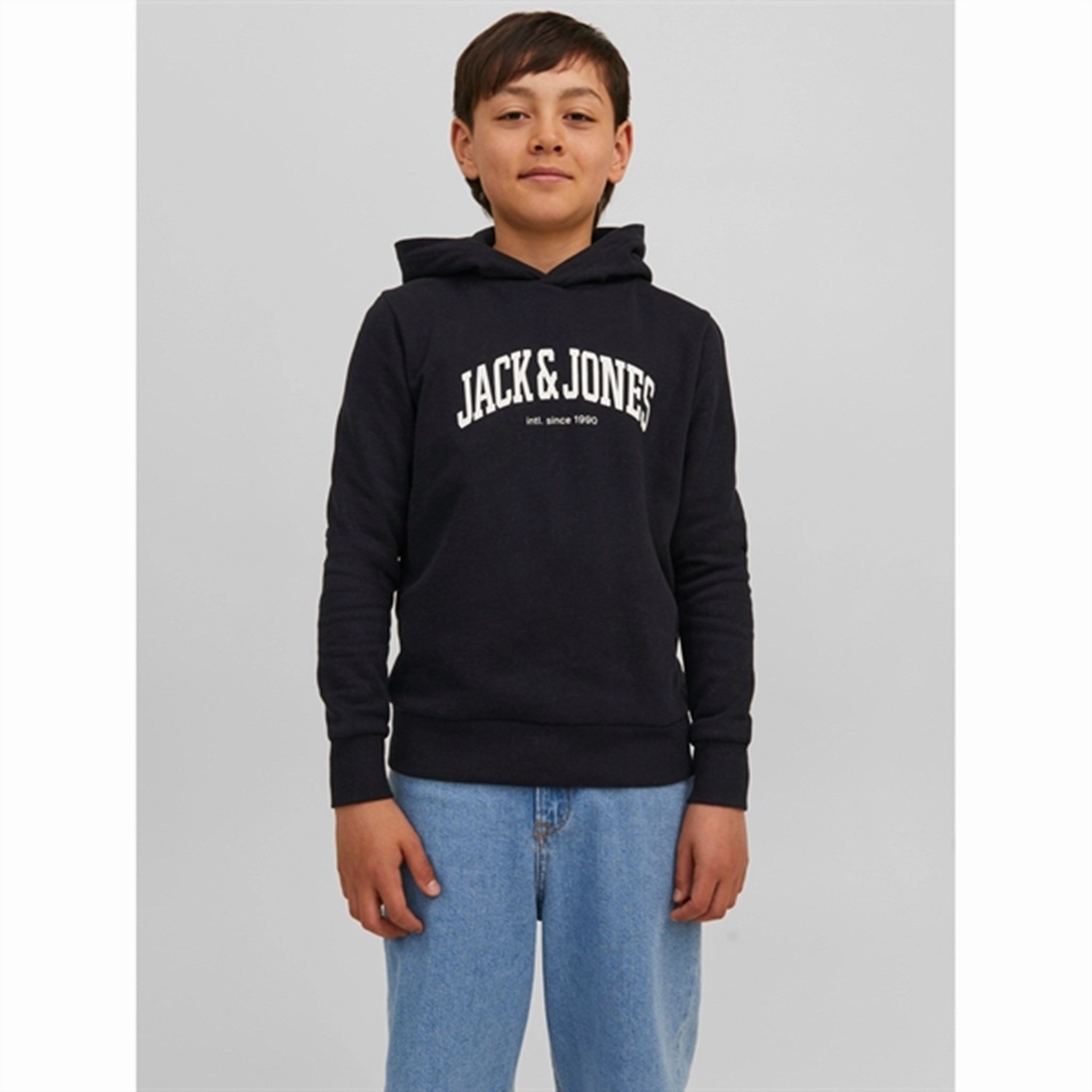 Urban Mode Jack & Jones Junior Black Josh Sweat Hoodie