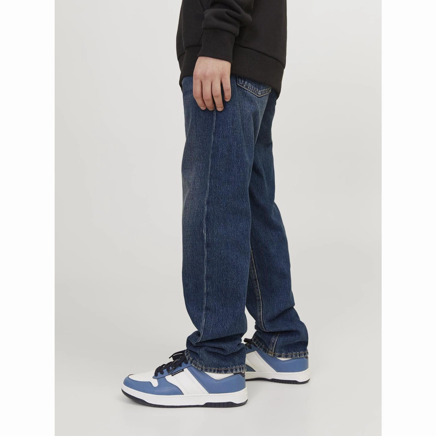 Jack & Jones Junior Blue Denim Chris Original Jeans Mf 993 Noos Office Wear Modern Rainy Day