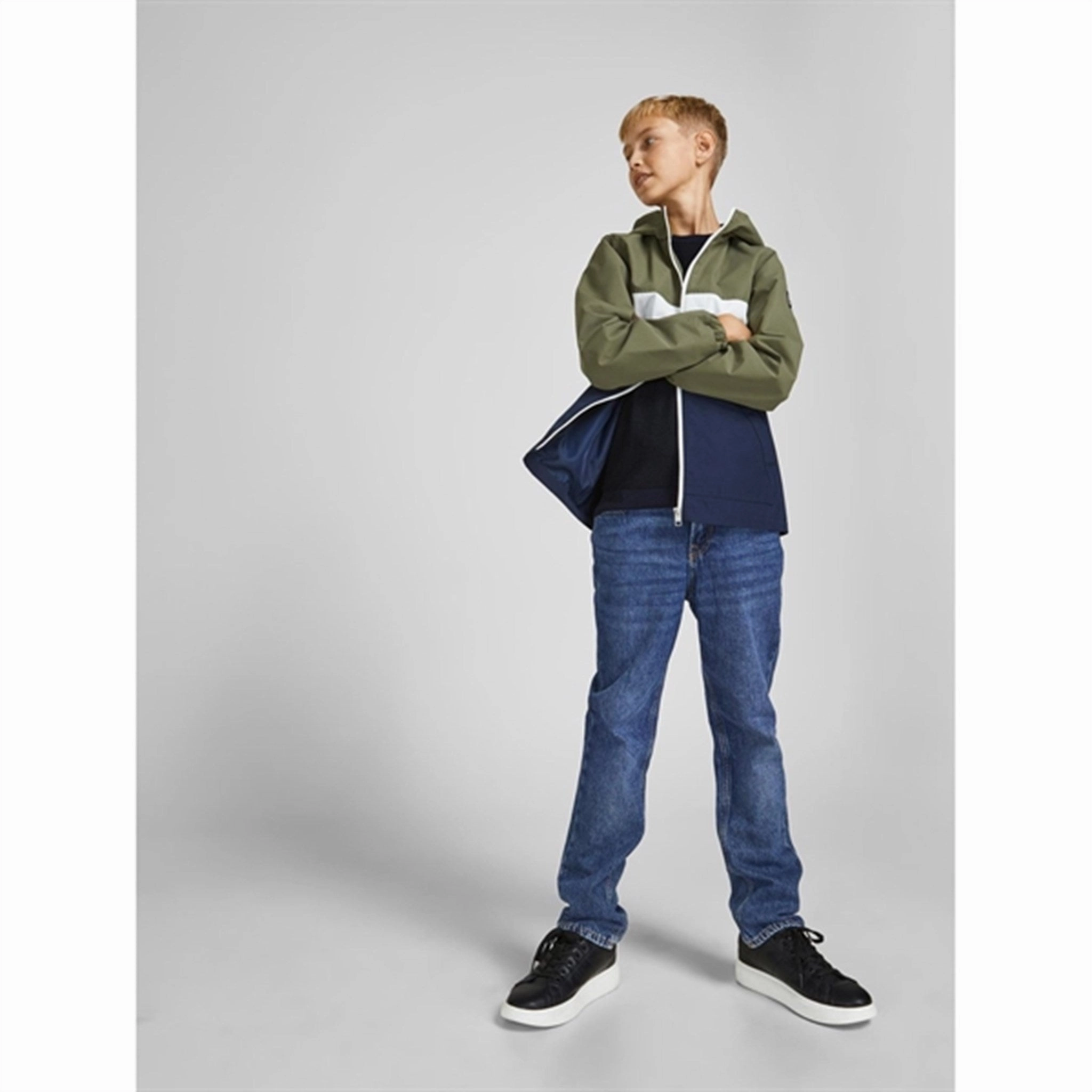 Stretch Enhanced Mobility No Fuss Fit Jack & Jones Junior Blue Denim Original Clark Jeans 123 Noos