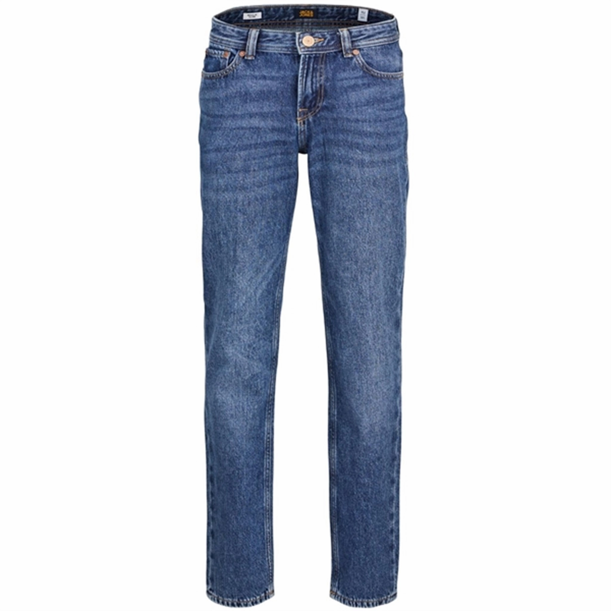 Breathable Work Meeting Relaxed Style Jack & Jones Junior Blue Denim Original Clark Jeans 123 Noos