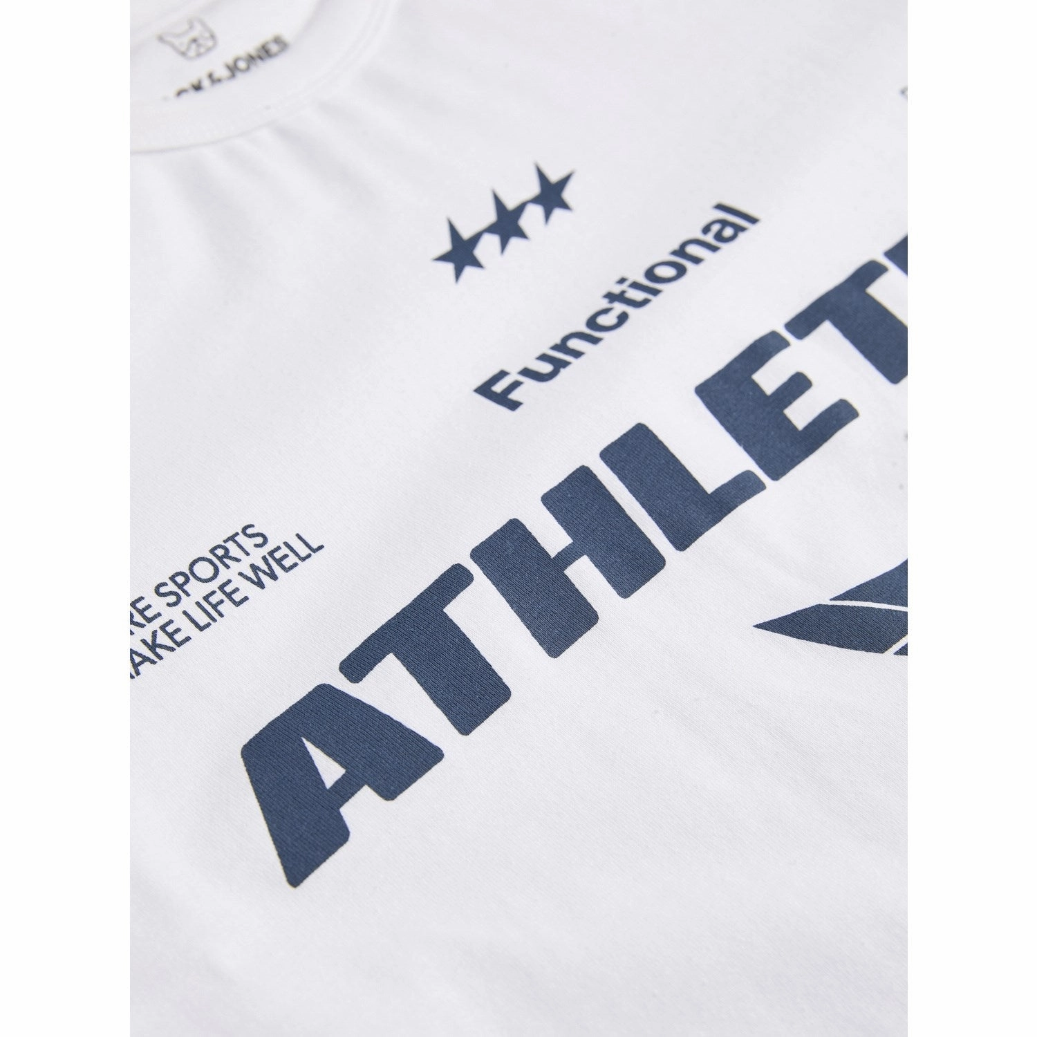 Active Wearable Jack & Jones Junior Bright White Jcosignal Graphic Tee Ss Crew Neck Jnr