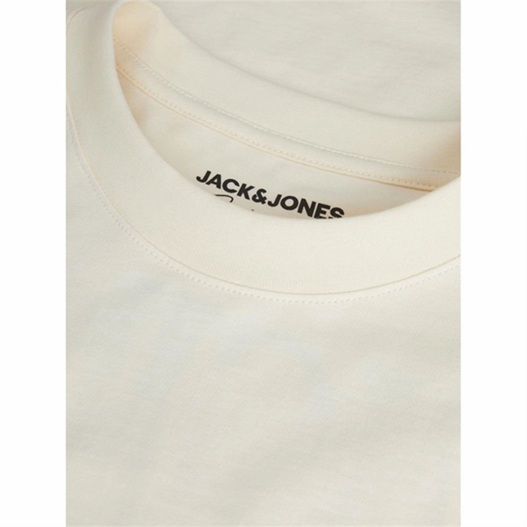 Linen blend Jack & Jones Junior Buttercream Jorsantorini Back T-Shirt