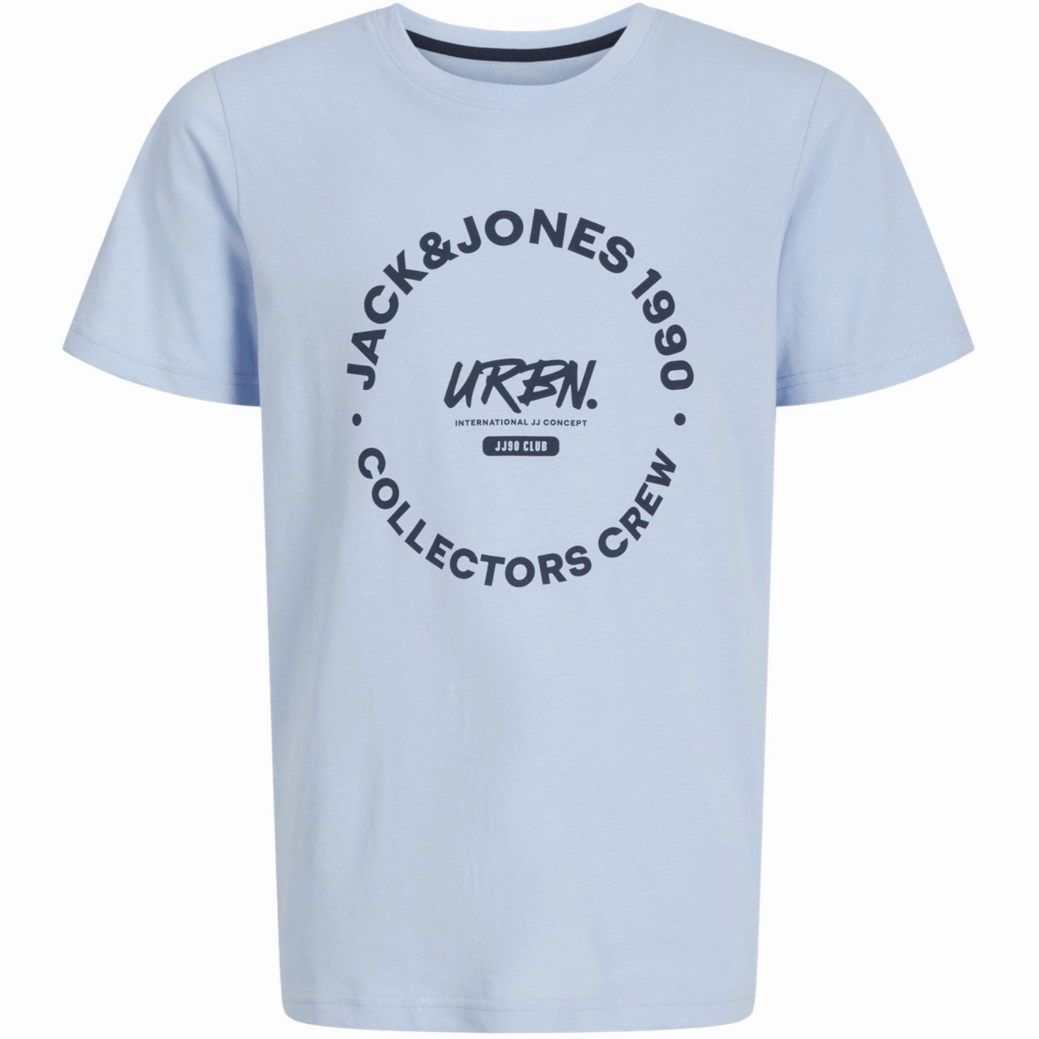 Jack & Jones Junior Chambray Blue Simon T-Shirt Crew Neck Layering Piece