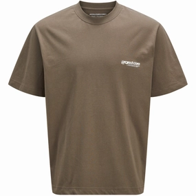 Jack & Jones Junior Chocolate Chip Union Back Print T-Shirt Crew Neck Layered Look Wear