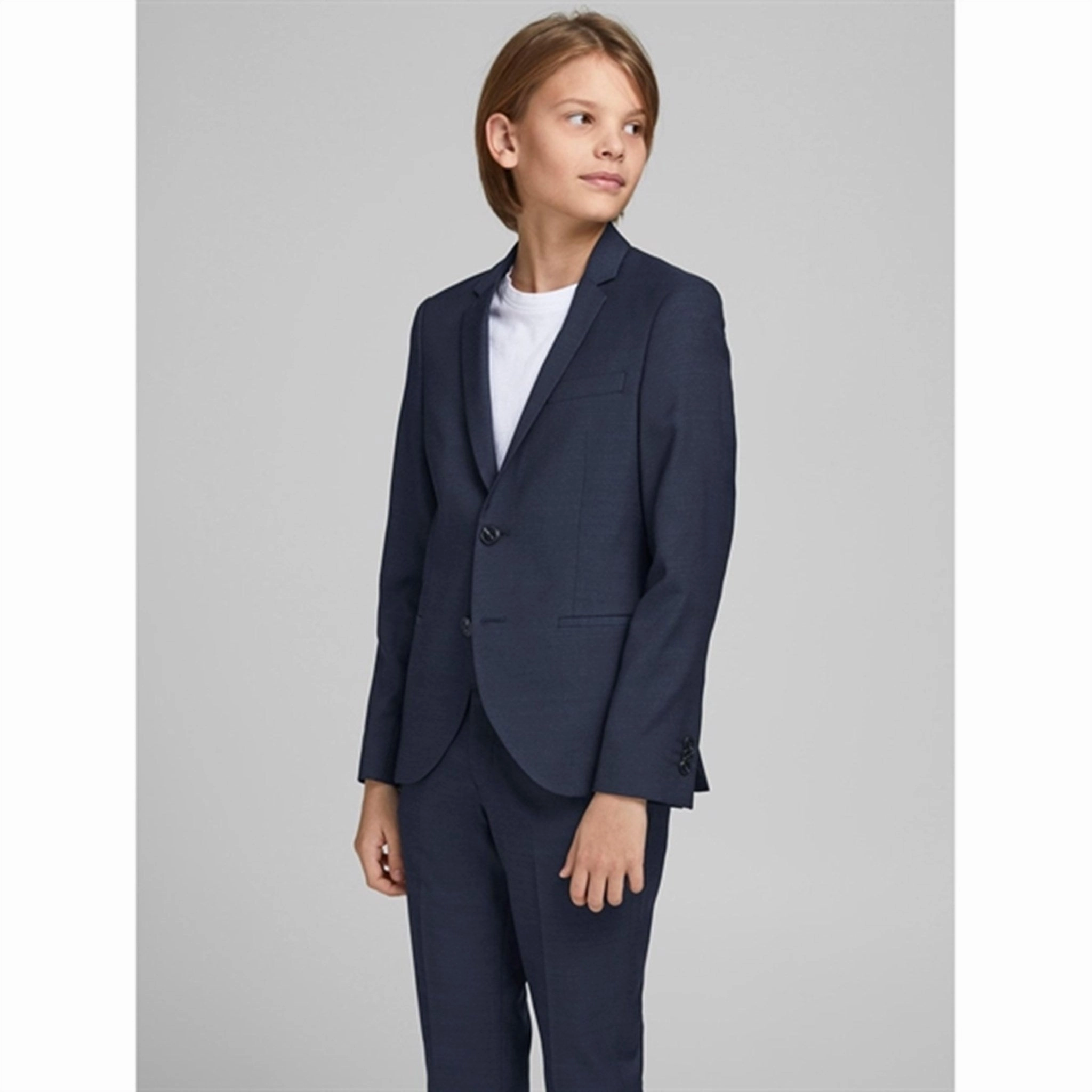 Seamless Pocket Integration Jack & Jones Junior Dark Navy Solaris Blazer Noos