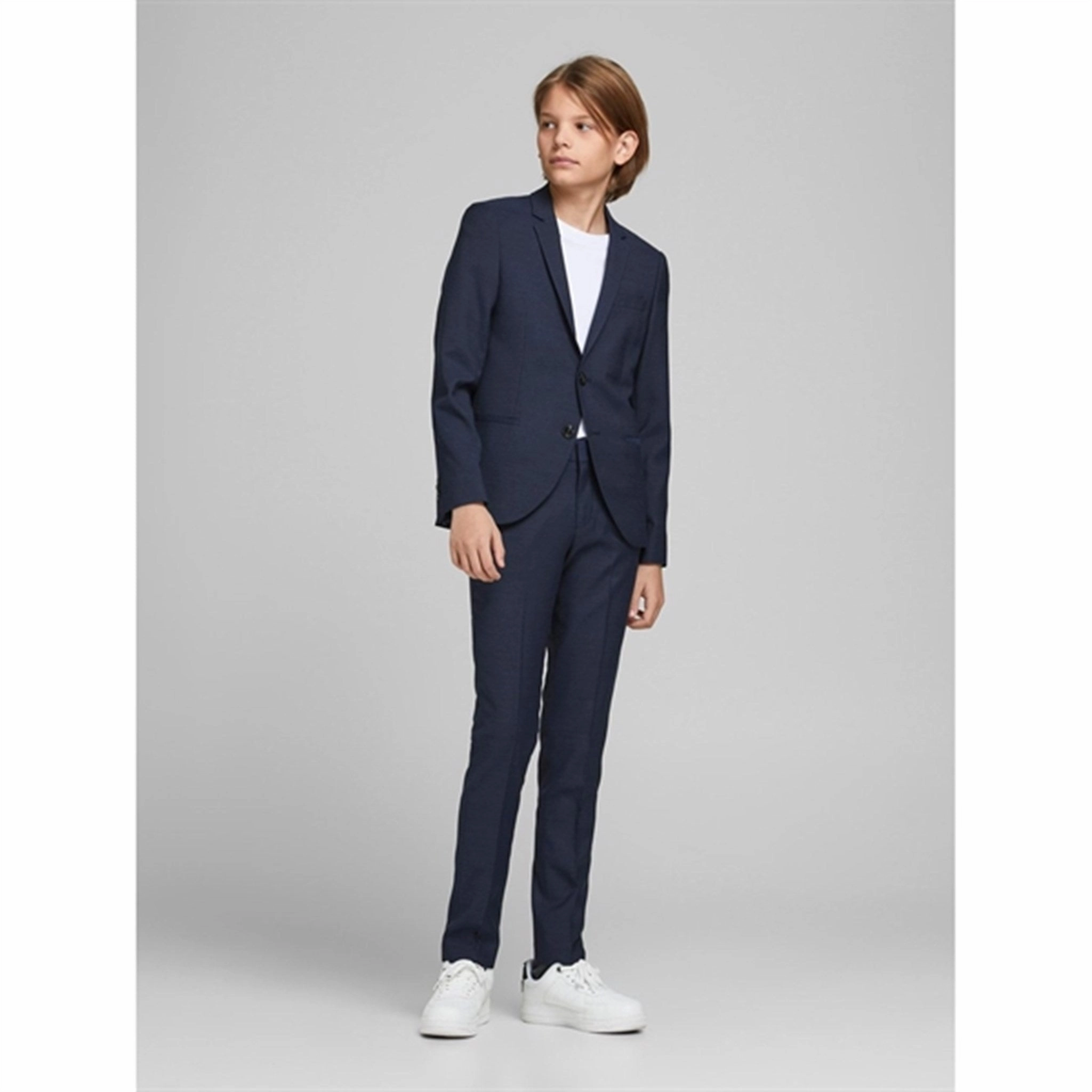 Trendy Appearance Jack & Jones Junior Dark Navy Solaris Blazer Noos